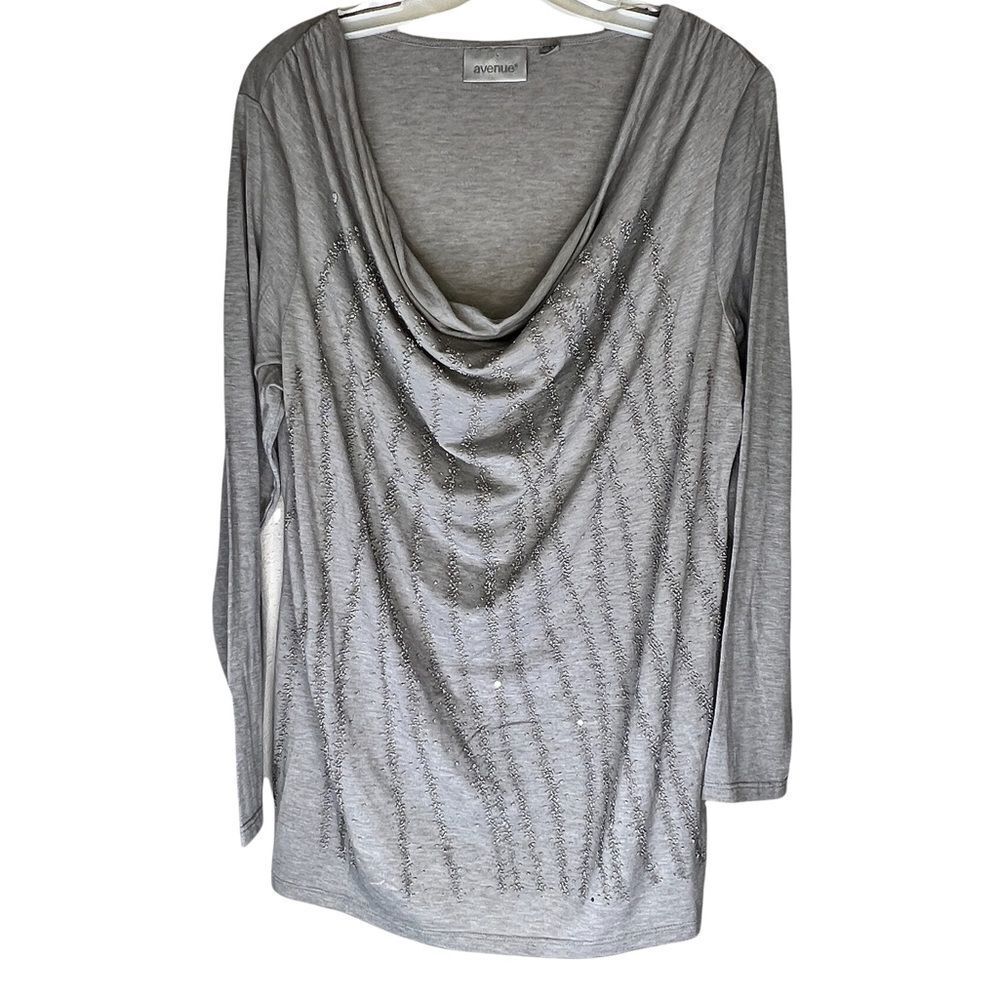 Avenue Gray Top